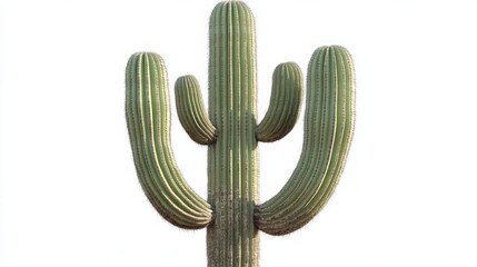 Majestic Saguaro Cactus in Desert Landscape