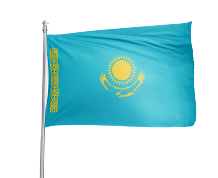 Flag of Kazakhstan 