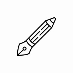 pen pencil art icon sign vector