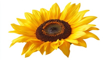 Fototapeta premium Radiant Sunflower in Full Bloom