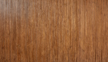 Naklejka premium Detailed Wooden Wall Texture with Linear Relief Pattern in Warm Brown Tone