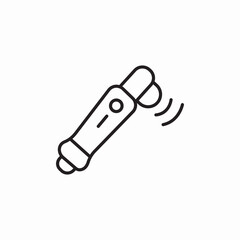 depilation machine icon sign vector