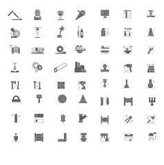 Mountains icon design black and white color