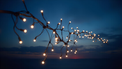 Skybound Sculpture: LED Light Artistry