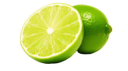 Lemon isolated on white background