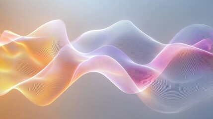 Obraz premium smoke, light, wave