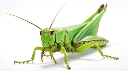 Close-up of a Green Grasshopper