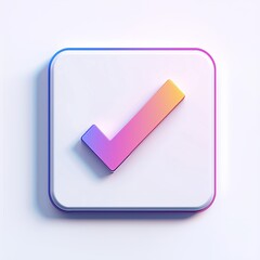 3d check wrong icon isolated on white background. negative check list button choice for false, correct, tick, problem, fail on application. emergency icon vector with shadow 3D rendering illustration 