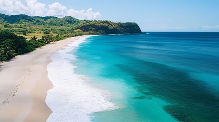 The turquoise blue sea, golden sandy beaches and stunning natural beauty.