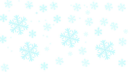 Transparent snowflakes background for Christmas 