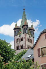 Fototapeta premium Église Saint-Georges à Châtenois construite en 1759 en style roman 