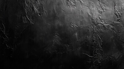 Textured black wall resembling a blackboard with a dark matte finish, featuring uneven surface patterns and ample negative space to accommodate text or graphic elements.