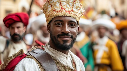 Moors and Christians Festival in Spain, with historical reenactments, parades, and traditional costumes   Moors and Christians, Spain, historical festival