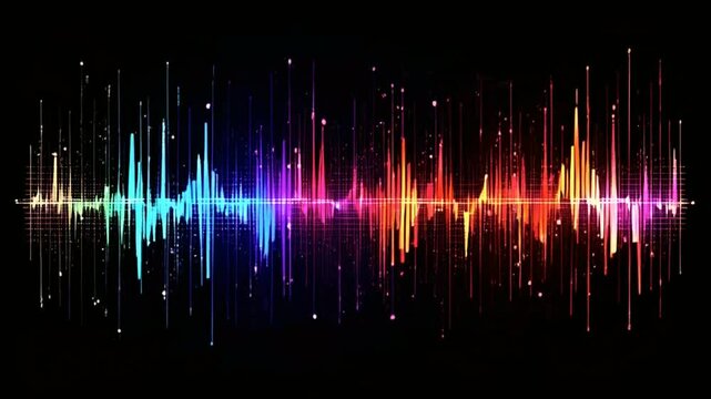 abstract background with equalizer