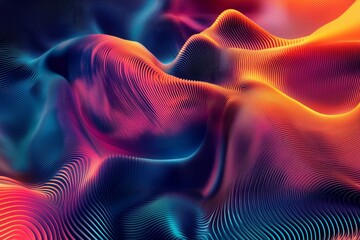 Ultra futurist tech abstract background. Generative AI