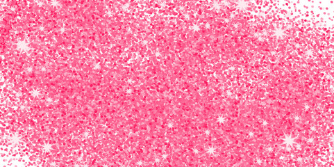 glitter texture abstract splendor color decoration background. Background with pink glitter in vintage colors. festive glittering christmas lights. Blurred abstract pink background
