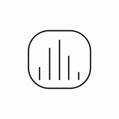 statistics chart icon sign vector