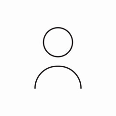 user profile icon sign vector