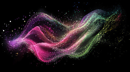 Colorful Abstract Fractal Digital Artwork