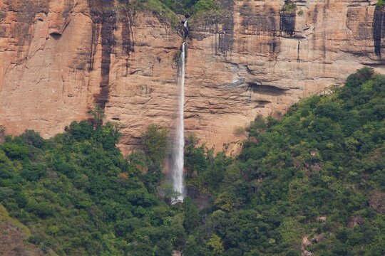Waterfall at the Devil's Espinazo, Route N40, Durango, Mexico