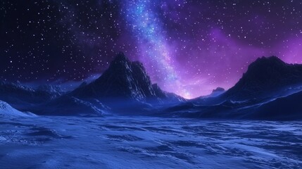 Fototapeta premium Aurora Borealis Reflection Over Forest Lake