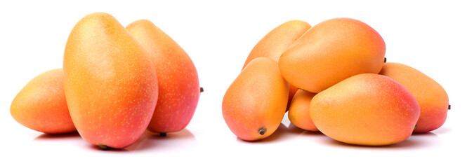 mangos on a white background