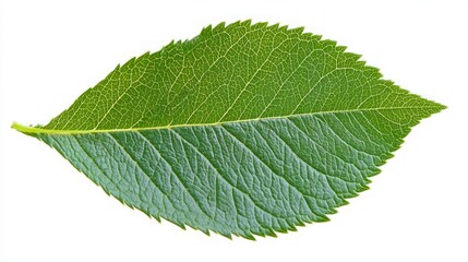Close-up of a Vibrant Green Leaf
