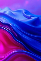 Vibrant Indigo and Magenta Glossy Gradients for Widescreen Backgrounds