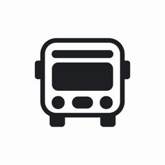 bus transport icon sign vector
