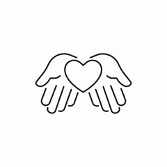 Obraz premium hearth care icon sign vector