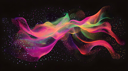 Colorful Abstract Fractal Digital Artwork