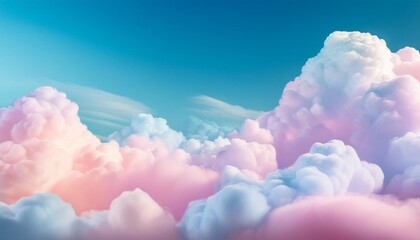 cloud background with a pastel colour