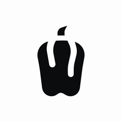 bell pepper icon sign vector
