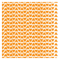 Bright Orange Geometric Triangle Pattern