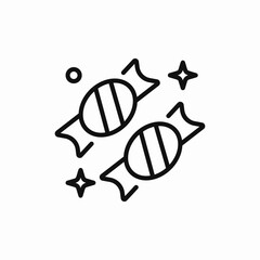 candy bonbon icon sign vector