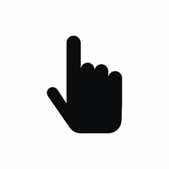 click hand icon sign vector