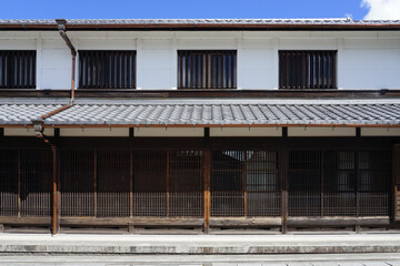 土山宿問屋宅跡　東海道土山宿の町並み（滋賀県甲賀市土山）