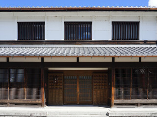 土山宿問屋宅跡　東海道土山宿の町並み（滋賀県甲賀市土山）