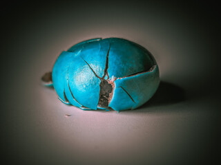 earth globe with broken pieces. global warming.