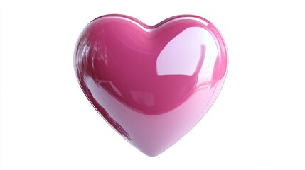 Radiant Pink Heart: A Symbol of Love and Emotion