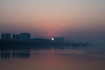 Sunrise by the river
