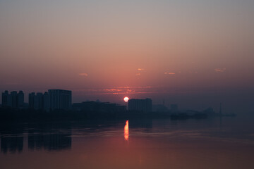 Sunrise by the river