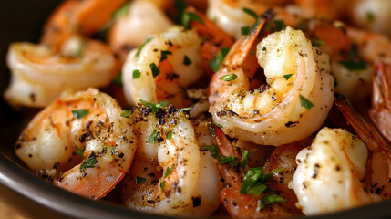 Rustic shrimp dish inspired by traditional flavors