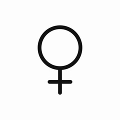 female symbol icon sign vector