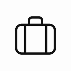 luggage baggage icon sign vector
