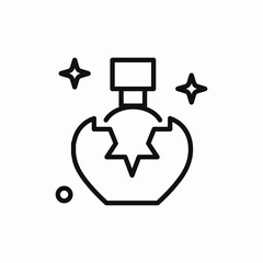 perfume fragran icon sign vector