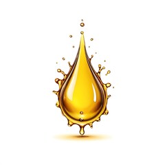oil drop logo
isolated on white background 