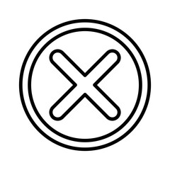 Cross Vector Icon