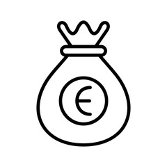 Money Bag Vector Icon