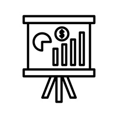 Sales Analysis Vector Icon